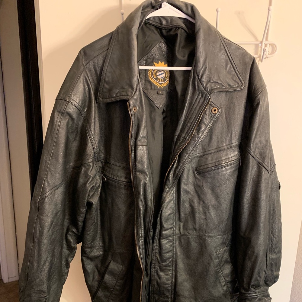 Genuine leather jacket